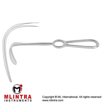 Langenbeck Retractor Stainless Steel, 21 cm - 8 1/4" Blade Size 63 x 20 mm